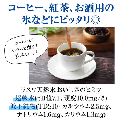 【定期40％オフ】ラスワ天然水 500ml 1ケース（30本入）